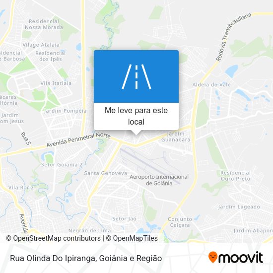 Rua Olinda Do Ipiranga mapa