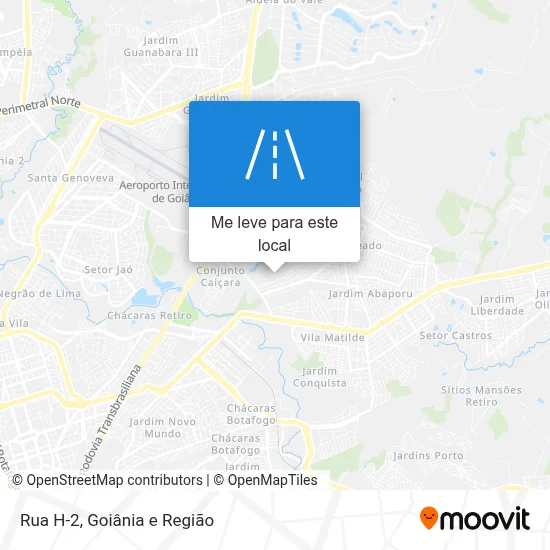 Rua H-2 mapa