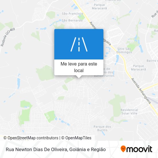 Rua Newton Dias De Oliveira mapa