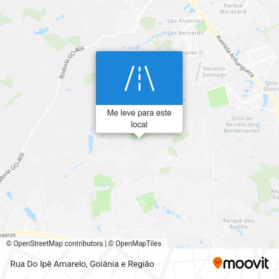 Rua Do Ipê Amarelo mapa