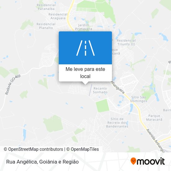 Rua Angélica mapa