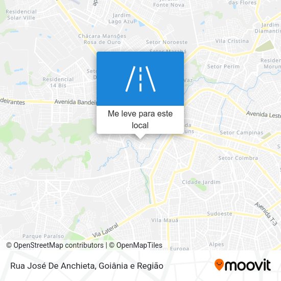 Rua José De Anchieta mapa