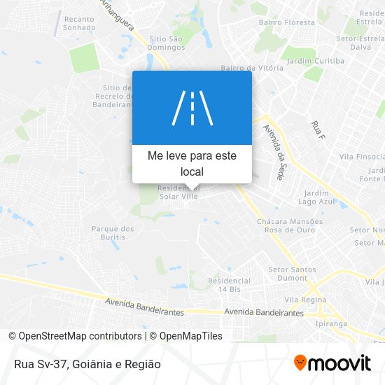 Rua Sv-37 mapa