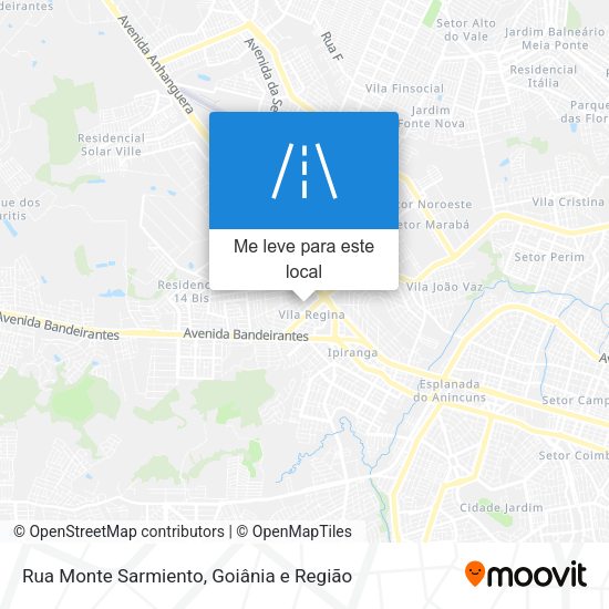 Rua Monte Sarmiento mapa