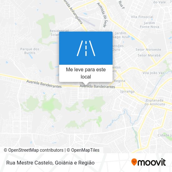 Rua Mestre Castelo mapa