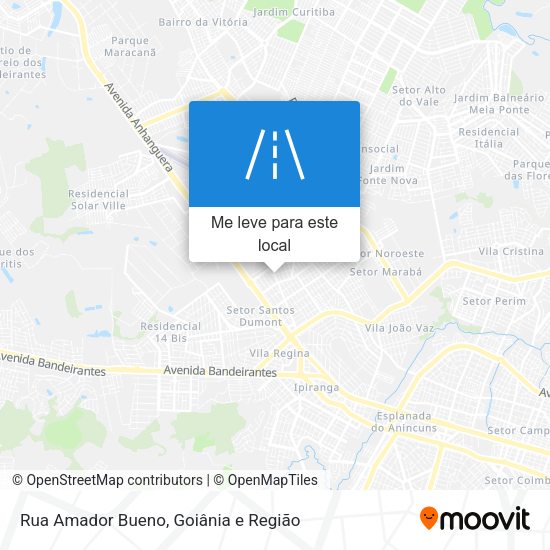 Rua Amador Bueno mapa