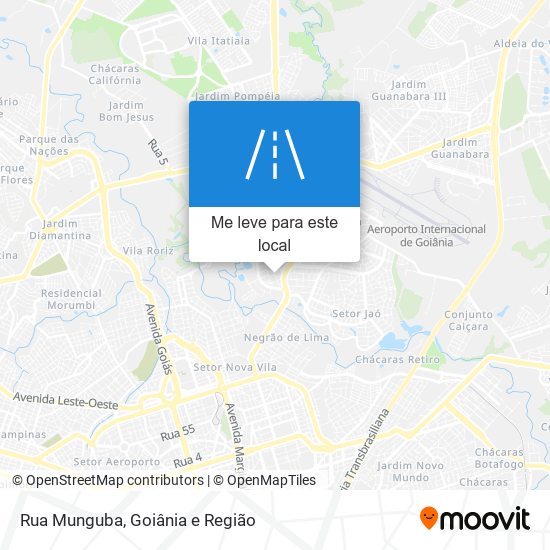 Rua Munguba mapa