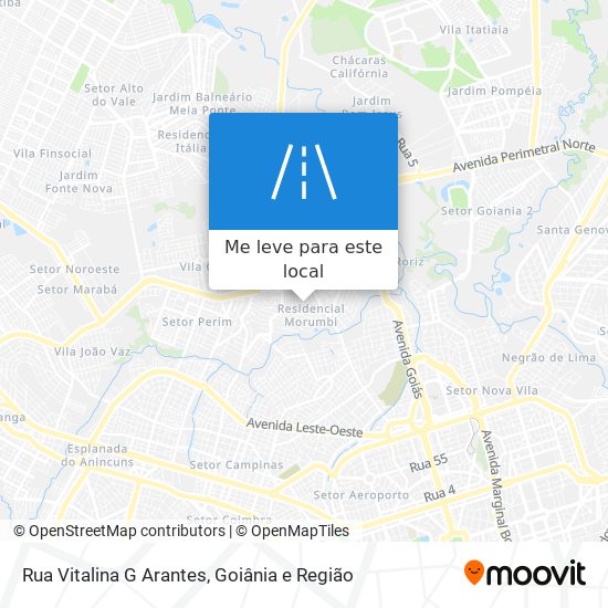 Rua Vitalina G Arantes mapa