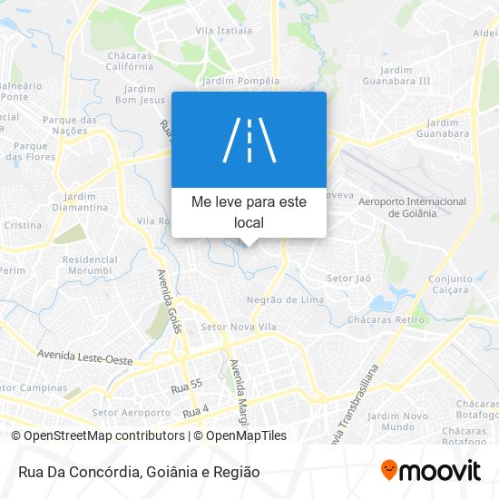 Rua Da Concórdia mapa