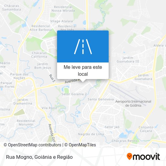 Rua Mogno mapa