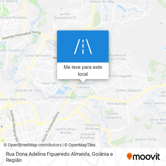 Rua Dona Adelina Figueredo Almeida mapa