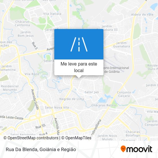 Rua Da Blenda mapa