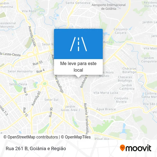 Rua 261 B mapa
