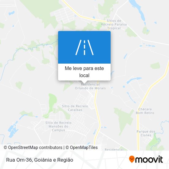 Rua Om-36 mapa