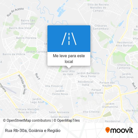 Rua Rb-30a mapa