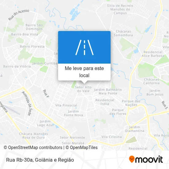 Rua Rb-30a mapa