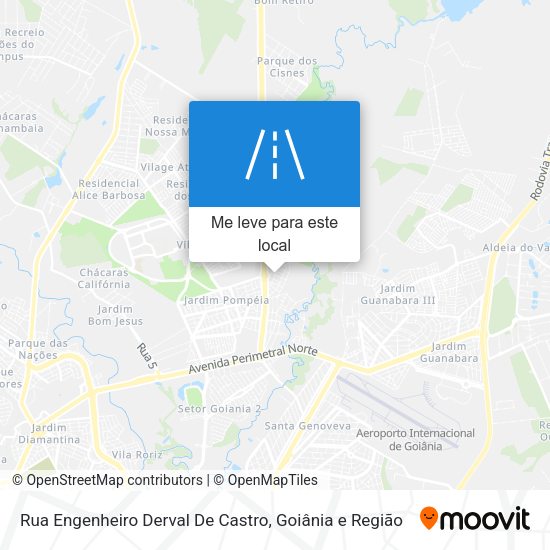 Rua Engenheiro Derval De Castro mapa