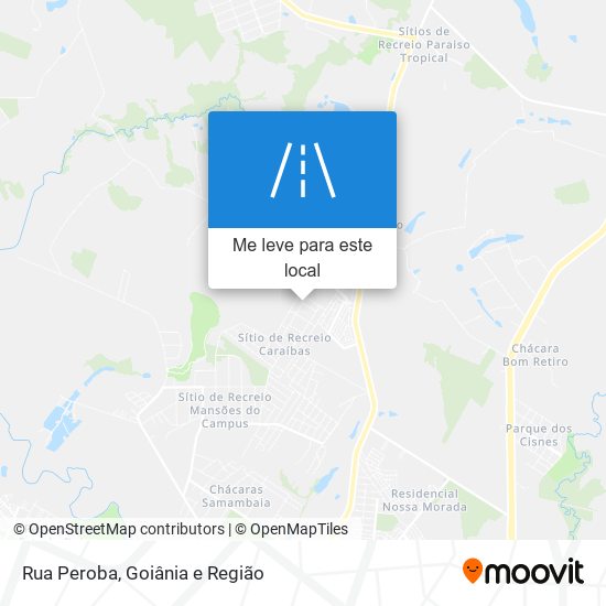 Rua Peroba mapa