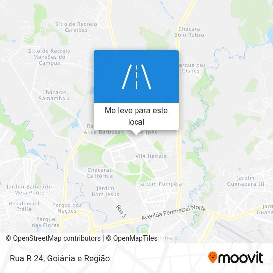 Rua R 24 mapa