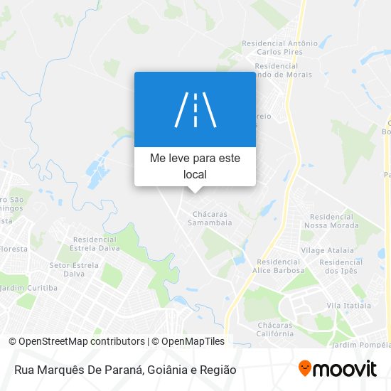Rua Marquês De Paraná mapa