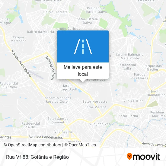 Rua Vf-88 mapa