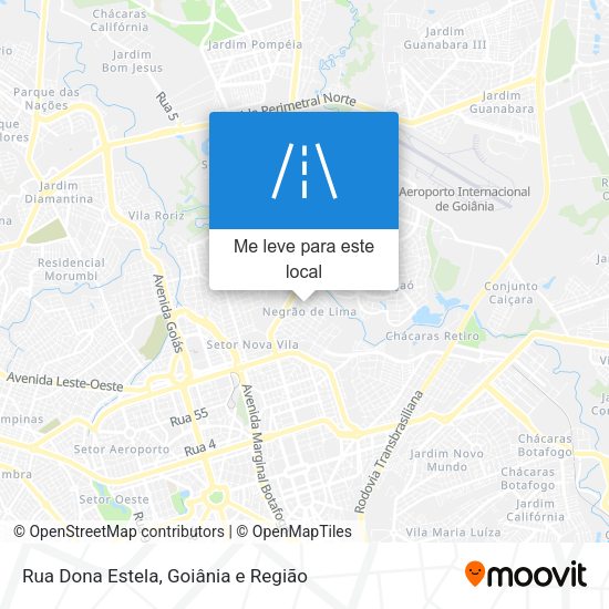 Rua Dona Estela mapa