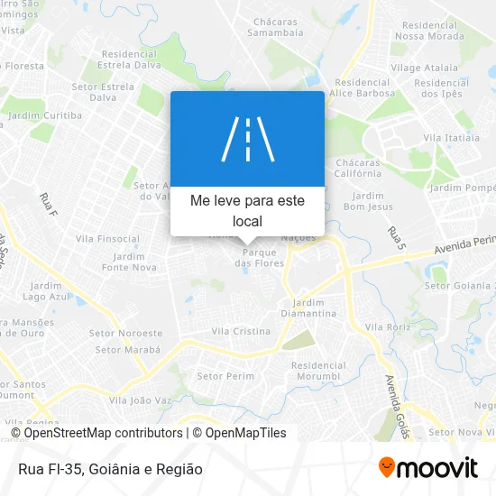 Rua Fl-35 mapa