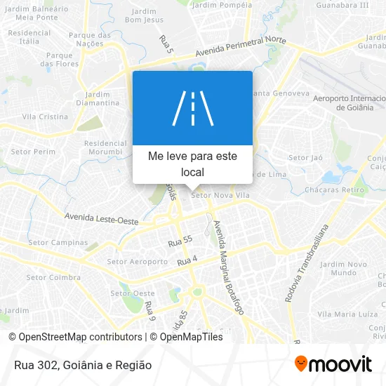 Rua 302 mapa