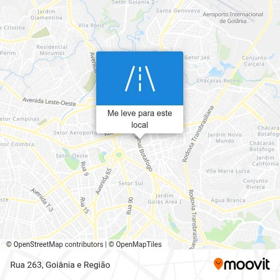 Rua 263 mapa
