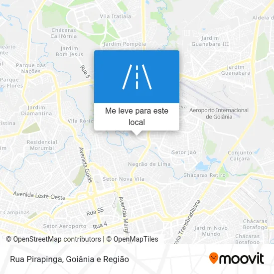 Rua Pirapinga mapa