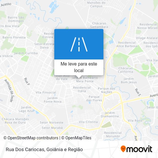 Rua Dos Cariocas mapa