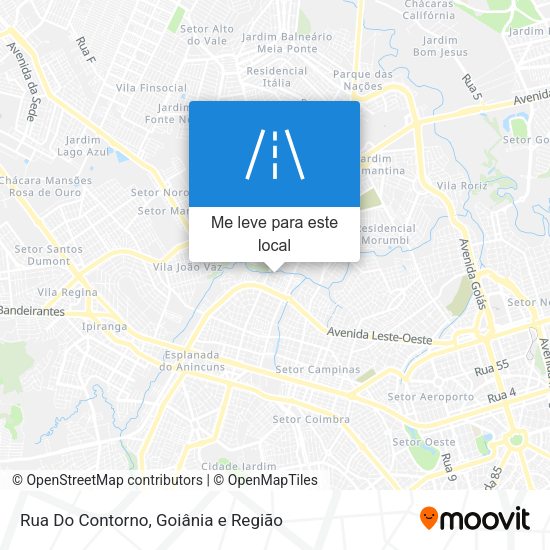Rua Do Contorno mapa