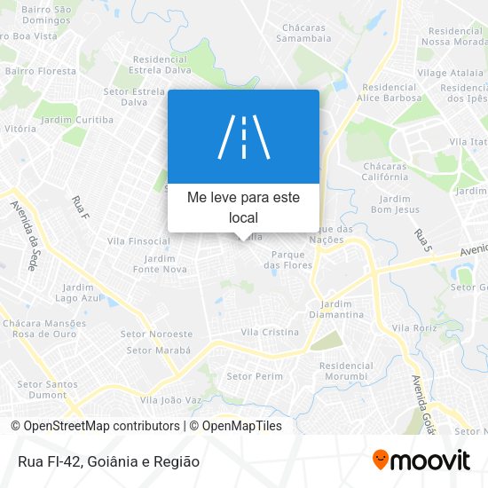 Rua Fl-42 mapa
