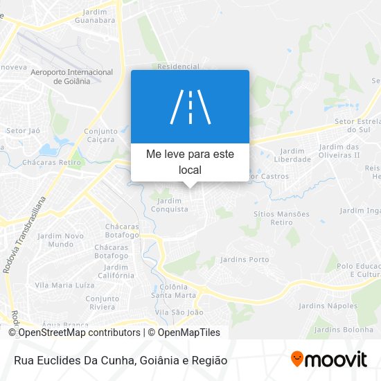 Rua Euclides Da Cunha mapa