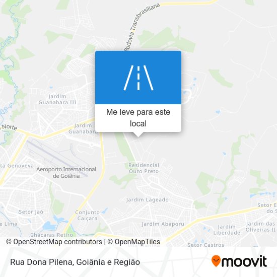 Rua Dona Pilena mapa
