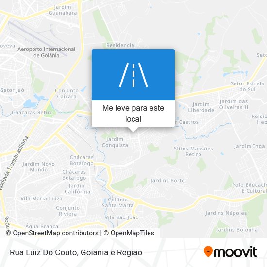Rua Luiz Do Couto mapa