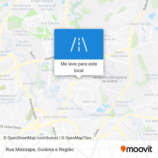 Rua Massape mapa