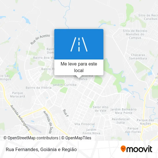 Rua Fernandes mapa