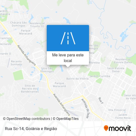 Rua Sc-14 mapa