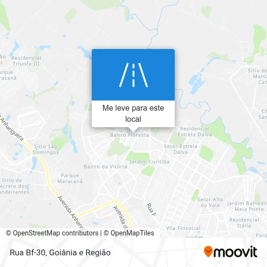 Rua Bf-30 mapa
