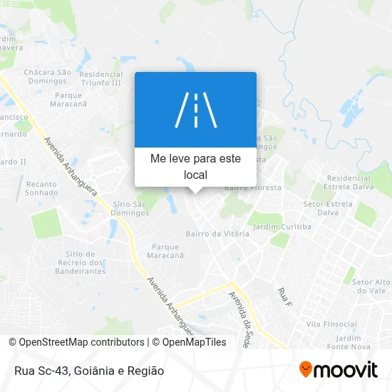 Rua Sc-43 mapa
