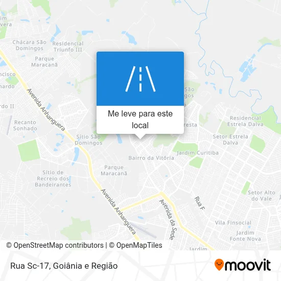 Rua Sc-17 mapa