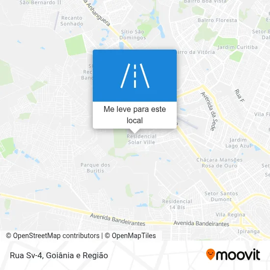 Rua Sv-4 mapa