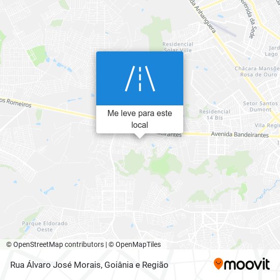 Rua Álvaro José Morais mapa