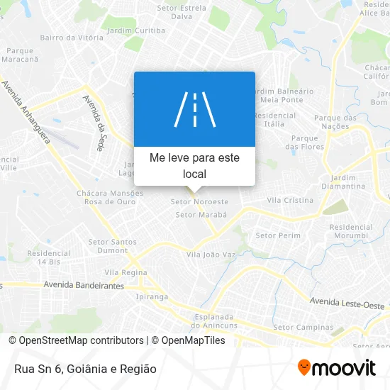 Rua Sn 6 mapa