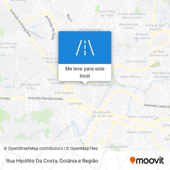 Rua Hipólito Da Costa mapa