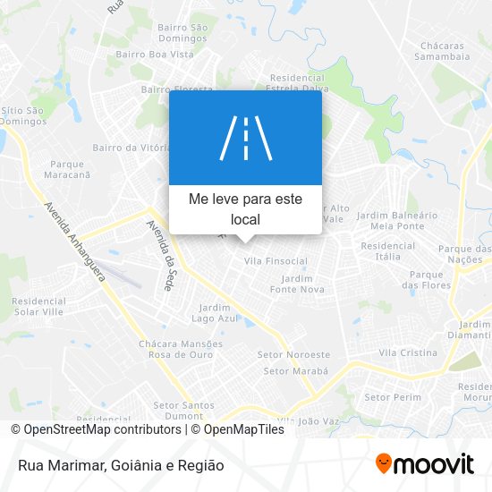 Rua Marimar mapa