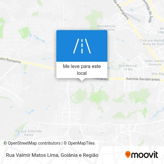 Rua Valmir Matos Lima mapa