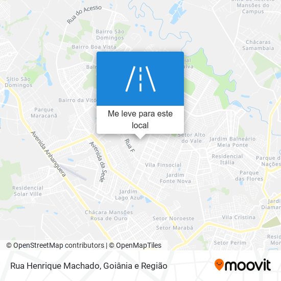 Rua Henrique Machado mapa