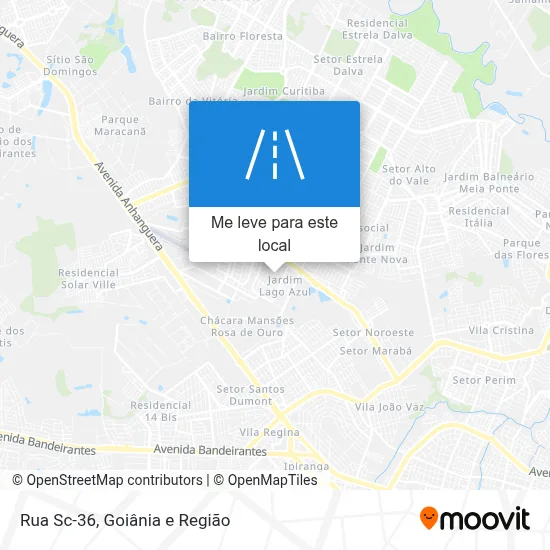 Rua Sc-36 mapa